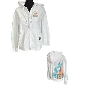 Disney Zip Hoodie, Walt Disney World Park Icon Sweatshirt, Medium, Spring Break